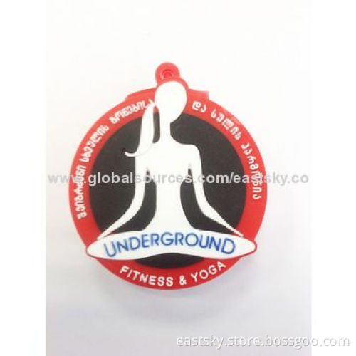 Customized Yoga Shape USB Drive, Made of Soft PVC Material, OEM Orders are WelcomeNew